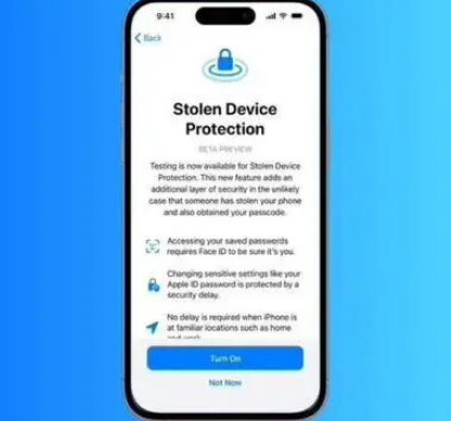 昆都仑苹果授权维修店分享被盗设备保护功能开启方法 