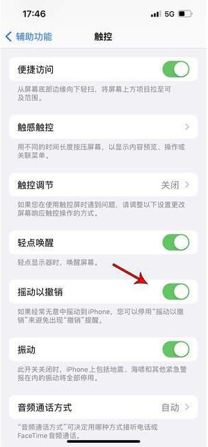 昆都仑苹果手机维修分享iPhone手机如何设置摇一摇删除文字 